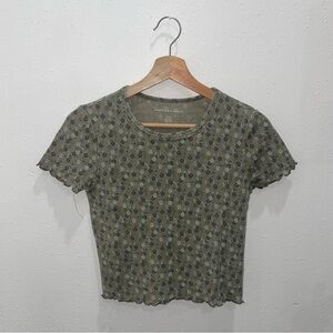 Green Floral Shirt